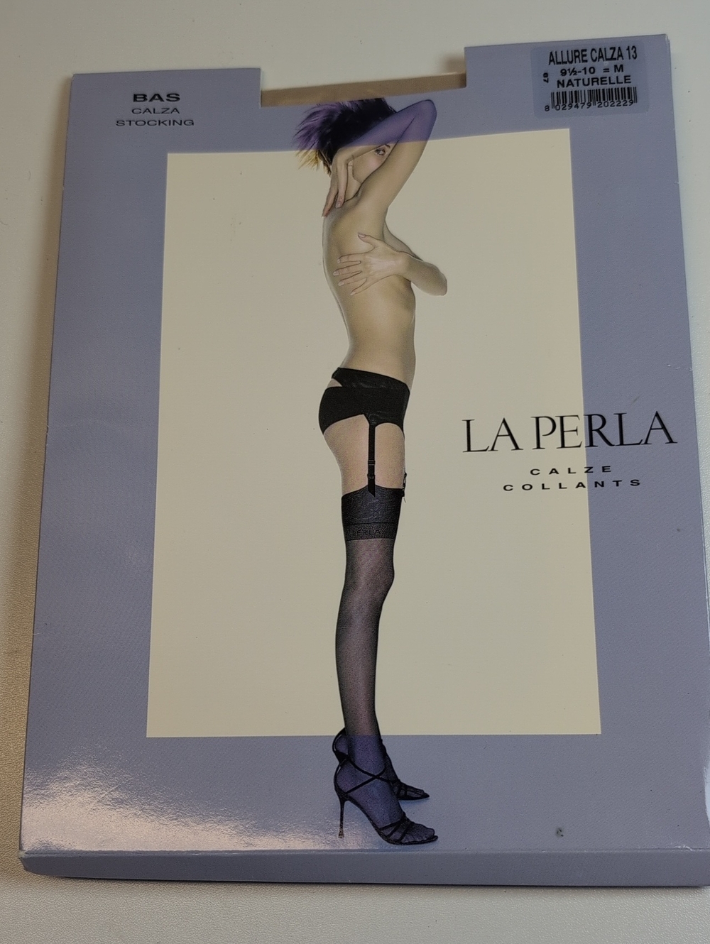 LA PERLA Sheer Allure Lycra Thigh High Stockings M New!